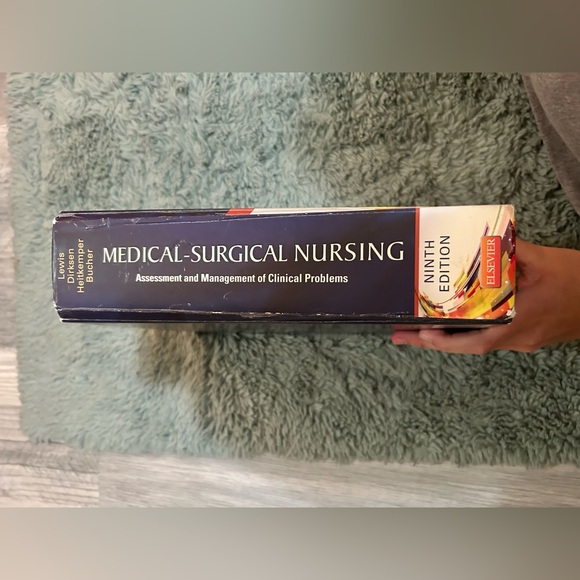 Medical Surgical Nursing 9th Edition Lewis Dirksen Hardcover Textbook Elsevier - Picture 3 of 3